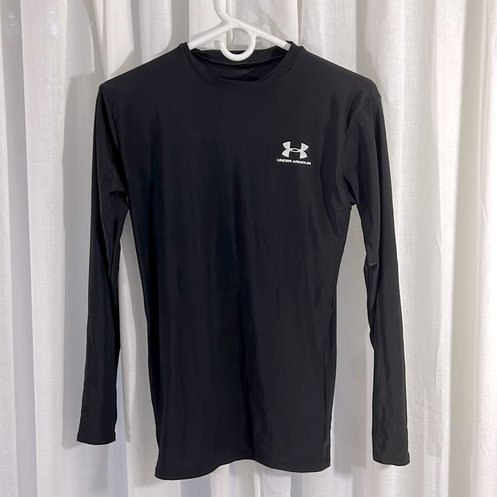 Unisex Black Under Armour Athletic Shirt S/M